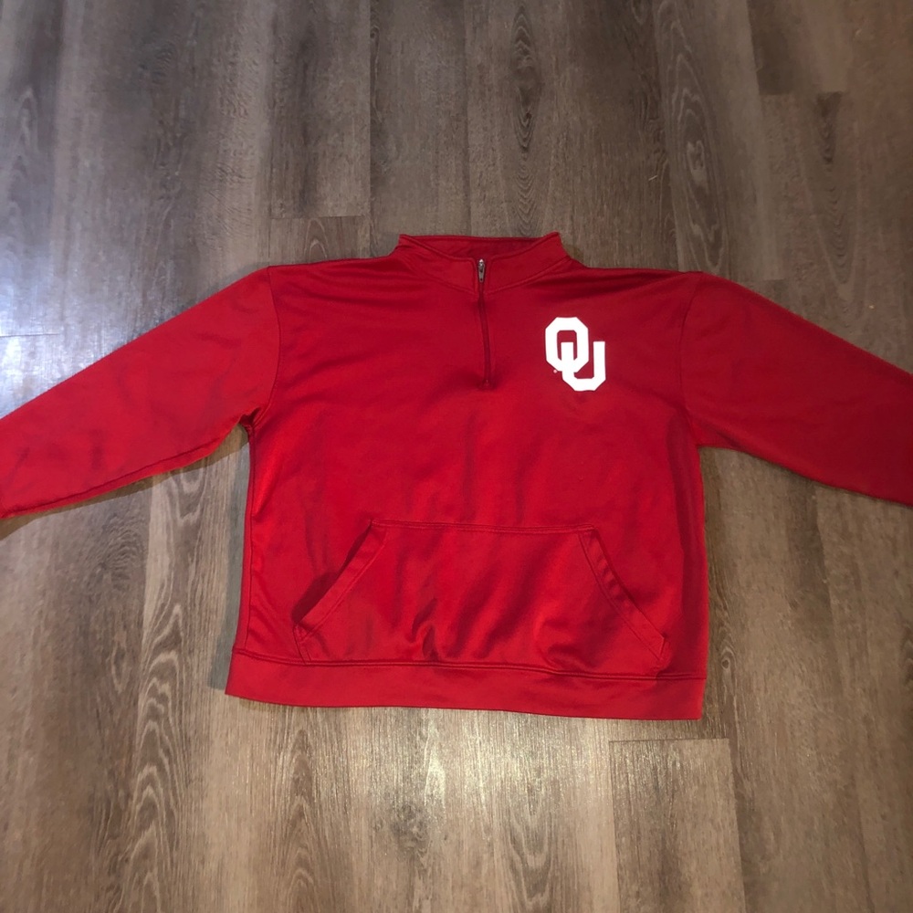 Knights Apparel Red Zip-Up Men's Sweater
